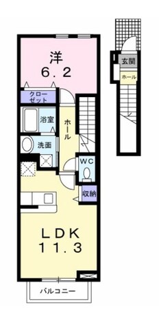 サンスウィートの物件間取画像